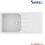 Sanitec Ultra Granite 811 Επικαθήμενος Νεροχύτης Γρανίτη Αντιστρεφόμενος Ματ Bianco 100x50cm
