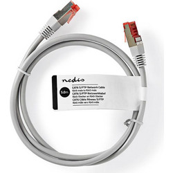 Nedis S/FTP Cat.6 Καλώδιο Δικτύου Ethernet 5m Grey CCGL85220GY50