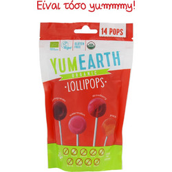 YumEarth Πολυβιταμινούχα Γλειφιτζούρια με Φρούτα 14τμχ