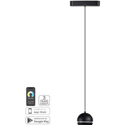 Home Lighting Κρεμαστό Φωτιστικό Οροφής Μονόφωτο LED με Ρυθμιζόμενο Λευκό Φως Μαύρο MFS30-06-03 77-8988