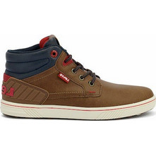 Levi's New Portland Παιδικά Μποτάκια Καφέ με Φερμουάρ VPOR0020S-241
