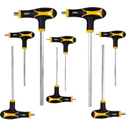 Σετ κλειδιά Allen DELI τύπου Ταφ 2-10mm από Cr-V αποτελούμενο από 8 τεμάχια - DL233108