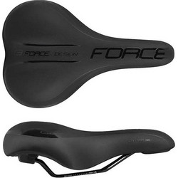Σέλα Ποδηλάτου Force City Comfort Gel Μαύρη