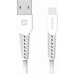 Swissten USB-A to USB-C 1m White SW71505531