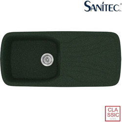 Sanitec Classic 308 Επικαθήμενος Νεροχύτης Γρανίτη Αντιστρεφόμενος Ματ Granite Green 97x51cm