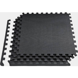 MotivationPro: Δάπεδα Παζλ Γυμναστηρίου Μαύρα 60x60x1.2cm 4τμχ