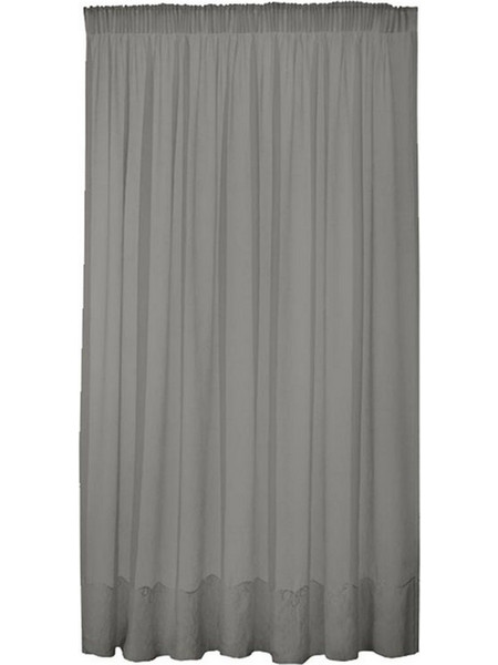 Sunshine Home Κουρτίνα Γάζα με Τρέσα 300x280 052-8 Grey