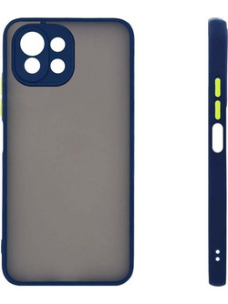 Sonique Color Button Bumper Θήκη Xiaomi Mi 11 Lite 4G / Mi 11 Lite 5G Blue