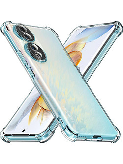 Techsuit Shockproof Clear Silicone - θήκη για Honor 90 Pro - Διάφανο