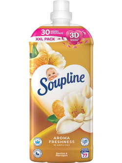 Soupline Συμπυκνωμένο Μαλακτικό Ρούχων με Άρωμα Βανίλια & Μανταρίνι 77 Μεζούρες