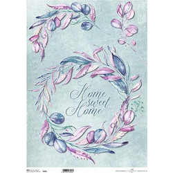 Ριζόχαρτο wreath 1" 42x29.7εκ. (ITD-R050L) (ΠΑΚ3)