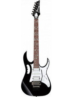 Ibanez JEM-JR Ηλεκτρική Κιθάρα ST Style με HSH Μαγνήτες και Ταστιέρα Jatoba Black