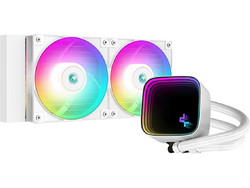 Deepcool LS520 SE White Υδρόψυξη CPU 120mm RGB για Socket 115x / AM4 / 1200 / 1700 / AM5
