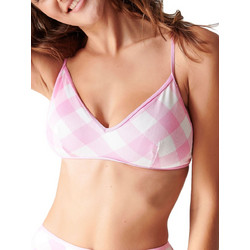 BLU4U Barbie Checks Bikini Top Τριγωνάκι με Ενίσχυση Ροζ 22366147-10