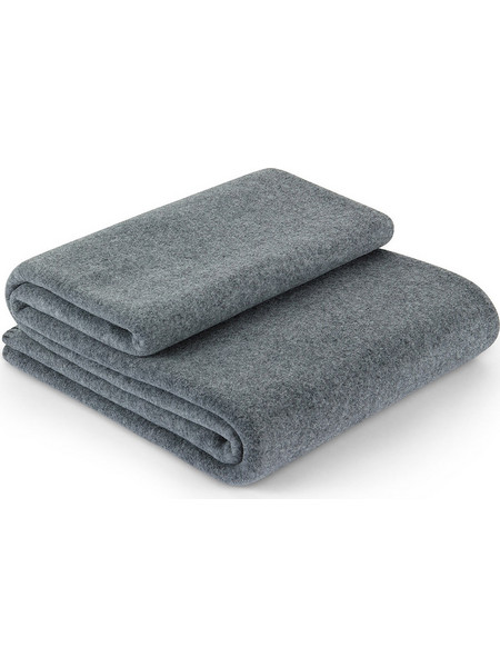 Coincasa κουβέρτα μονή fleece μονόχρωμη 170 x 130 cm - 007217970 Γκρι