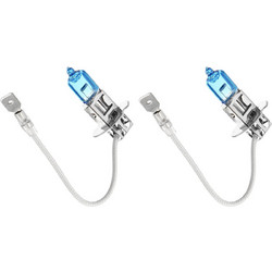 Σετ Λαμπες H3 Μπλε 12V 55W PK22S (2 ΤΕΜΑΧΙΑ)