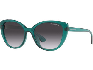Armani Exchange ΑΧ 4111SU 8290/8G Ανδρικά Γυαλιά Ηλίου Πεταλούδα Κοκάλινα Πράσινα με Μαύρο Polarized Φακό