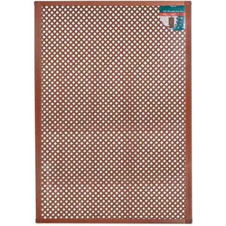 Οικολογικό Καφασωτό LOP(R) Καφέ 18mm 102x202cm με Πλαίσιο Catral