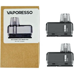 VAPORESSO ECO NANO MESH Cartridge 6ml - with 0.8ohm coil (2 Ανταλλακτικά)