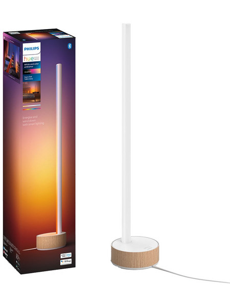 PHILIPS Hue White & Color Ambiance Επιτραπέζιο Φωτιστικό Gradient Signe Oak