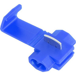 GloboStar Cable Terminal - Κλέφτης Ρέυματος από Καλώδιο Max 15A - Μπλε - Μ2 x Π3 x Υ1.5cm - Πακέτο 20 Τεμαχίων - (81648)