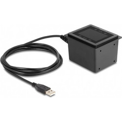 Delock USB Barcodescanner 1D und 2D kabelgebunden fr den stationren Einbau German Version (90600)