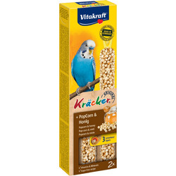 Vitakraft Kracker Budgies with Honey & Popcorn 2τμχ 60gr