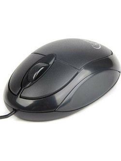Gembird MUS-U-01 Ενσύρματο Ποντίκι Black