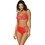 Marko Bikini Set με Ενίσχυση Ψηλόμεσο Κόκκινο M-477-113121