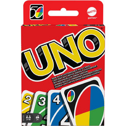 Mattel UNO Card Game Clipstrip Επιτραπέζιο Παιχνίδι για 7+ Ετών για 2-10 Παίκτες