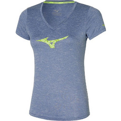 Mizuno Impulse Core Tee Γυναικείο Αθλητικό T-Shirt Μπλε J2GA220707