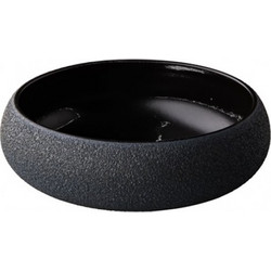Raw Πιάτα Βαθιά Πορσελάνης Vulcanic Black 19.5cm 4τμχ RD18540