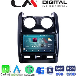 LM Digital ZR8158 Ηχοσύστημα Αυτοκινήτου με Οθόνη Αφής USB Bluetooth & GPS