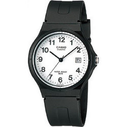 Casio Ανδρικό Ρολόι με Μαύρο Καουτσούκ Λουράκι MW-59-7BV