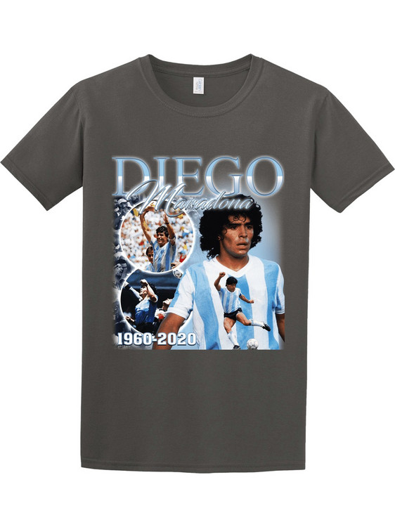 Gildan Maradona Παιδικό T-Shirt Ανθρακί