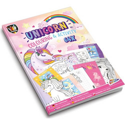 Colouring & Activity Book A4 Unicorn 3 Σχέδια - 1 τμχ (150101)
