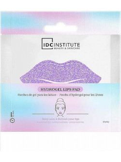 IDC Institute Hydrogel Glitter Purple Lip Patches για Ενυδάτωση 6gr