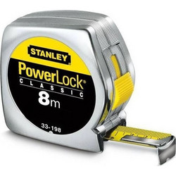STANLEY ΜΕΤΡΟ ΤΣΕΠΗΣ POWERLOCK CLASSIC 8m 0-33-198