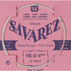Savarez 524R Xορδή Χορδή Κλασικής Κιθάρας D Nylon Hard Tension