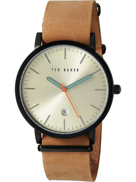 Ted Baker Graham Ανδρικό Ρολόι με Πορτοκαλί Δερμάτινο Λουράκι TE10026443