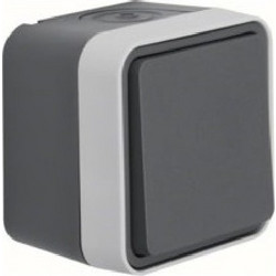 Cubyko Α/Ρ επίτοιχος πλήρης IP55 γκρι - WNC001