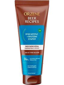 Orzene Beer Recipes Βύνη Μπύρας + Πρωτείνη Σιταριού Φυτικό Conditioner για Επανόρθωση 250ml