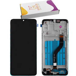 ΟΘΟΝΗ SAMSUNG A207 A20s COMPLETE LCD ME FRAME HF-GH81-17774A BLACK HYPER-FIX SERVICE PACK