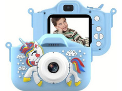 Compact Φωτογραφική Μηχανή Unicorn με Οθόνη 2"και Ανάλυση Video Full HD (1080p) Μπλε