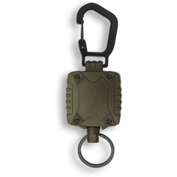 Μπρελόκ Albainox Εκτεινόμενο Κey-Ring Black ABS / Metal ca VE