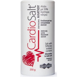 Uni-Pharma Cardiosalt Αλάτι Με 50% Λιγότερο Νάτριο 250gr