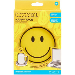 Mustard Usb Εστία Θέρμανσης Κούπας - Cup Warmer Happy Face