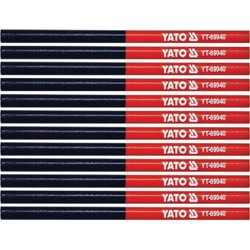 YATO ΜΟΛΥΒΙΑ ΞΥΛΟΥΡΓΩΝ ΔΙΧΡΩΜΑ 12 ΤΕΜ YT-69940 (20069940)