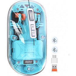 Meetion MT-BTM005 Ασύρματο Bluetooth Ποντίκι Light Blue
