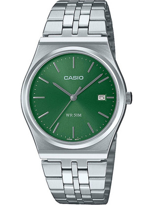 Casio Standard Γυναικείο Ρολόι με Ασημί Μεταλλικό Μπρασελέ MTP-B145D-3AVEF
